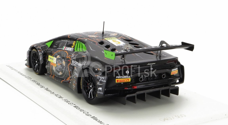 Iskrový model Lamborghini Huracan Gt3 Team Fff Racing N 5 Fia Gt World Cup Macau 2017 M.bortolotti 1:43 Black