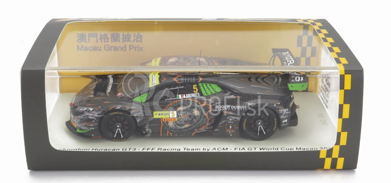 Iskrový model Lamborghini Huracan Gt3 Team Fff Racing N 5 Fia Gt World Cup Macau 2017 M.bortolotti 1:43 Black