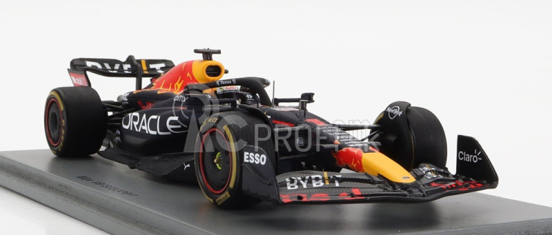 Iskrový model Red bull F1 Rb18 Team Oracle Red Bull Racing N 1 Winner Belgicko Gp Majster sveta 2022 Max Verstappen 1:43 Matná modrá žltá červená