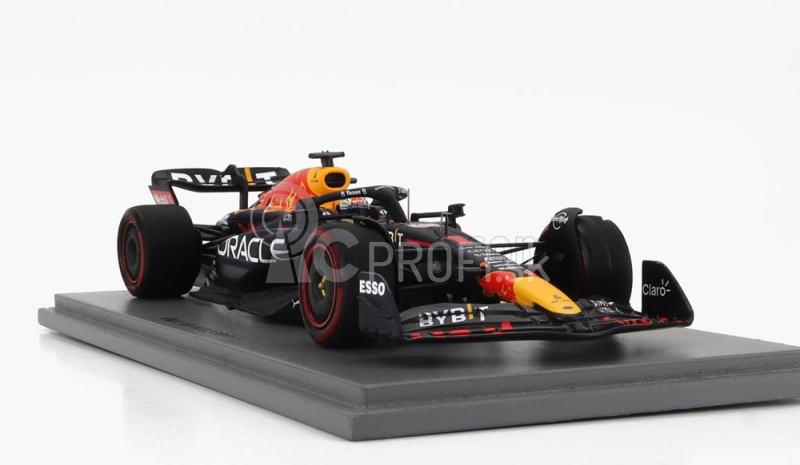 Iskrový model Red bull F1 Rb18 Team Oracle Red Bull Racing N 1 Winner Monza Italy Gp World Champion 2022 Max Verstappen 1:43 Matná modrá žltá červená