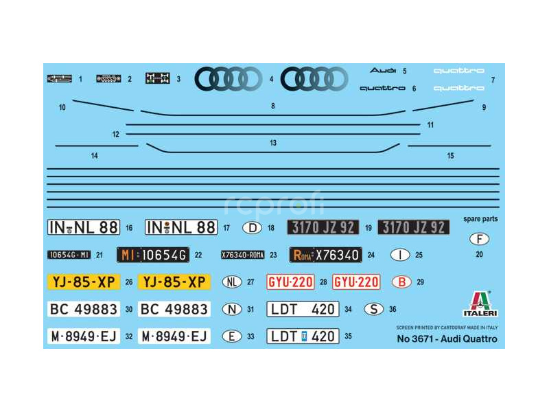 Italeri Audi Quattro (1:24)