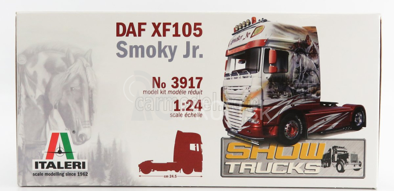 Italeri DAF Xf105 460 Space Cab Tractor Truck 2-assi 2011 1:24 /