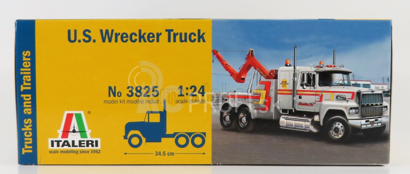 Italeri Ford usa 9000 Tractor Truck 3-assi 1986 Carro Attrezzi - Wrecker Road Service 1:24 /