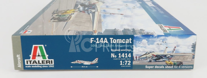 Italeri Grumman F-14a Tomcat Vojenské lietadlo 1974 1:72 /