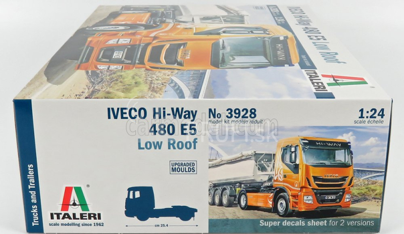 Italeri Iveco fiat Stralis 480 Euro 6 Hi-way Truck 2-assi 2016 1:24 /