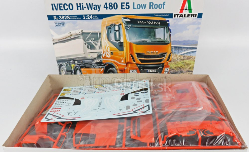 Italeri Iveco fiat Stralis 480 Euro 6 Hi-way Truck 2-assi 2016 1:24 /