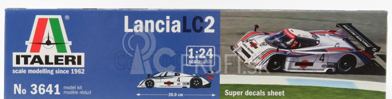 Italeri Lancia Lc2 Team Lancia Martini N 4 Campionato Sport Prototipi 1985 R.patrese - M.alboreto - N 5 T.fabi - P.ghinzani 1:24 /