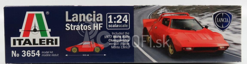 Italeri Lancia Stratos Hf Alitalia N 1 Winner Rally Montecarlo 1977 S.munari - S.maiga + Stratos Hf Street Version 1974 1:24 /