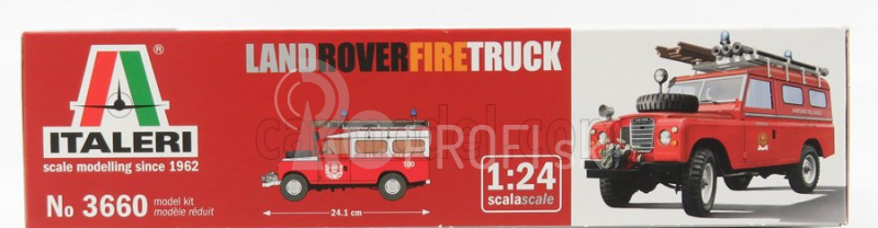 Italeri Land rover Land Iii Series 109 Hampshire Service Fire Engine 1961 1:24 /