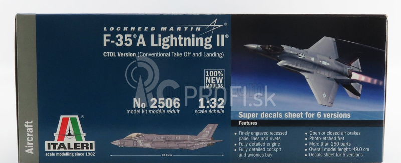 Italeri Lockheed martin F-35 Lietadlo Lighting Ii Military 2011 1:32 /