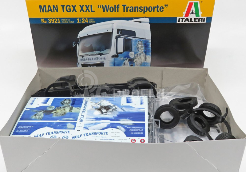 Italeri MAN Tgx 18.480 Xxl Wolf Transporte ťahač 2-assi 2012 1:24 /