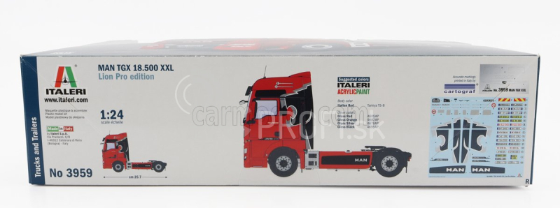 Italeri MAN Tgx 18.500 Xxl ťahač Lion Pro Edition 2-assi 2020 1:24 /