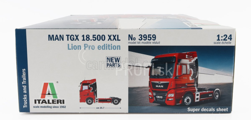 Italeri MAN Tgx 18.500 Xxl ťahač Lion Pro Edition 2-assi 2020 1:24 /