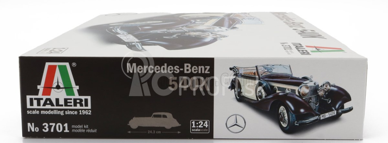 Italeri Mercedes Benz 540k Cabriolet Open 1939 1:24 /