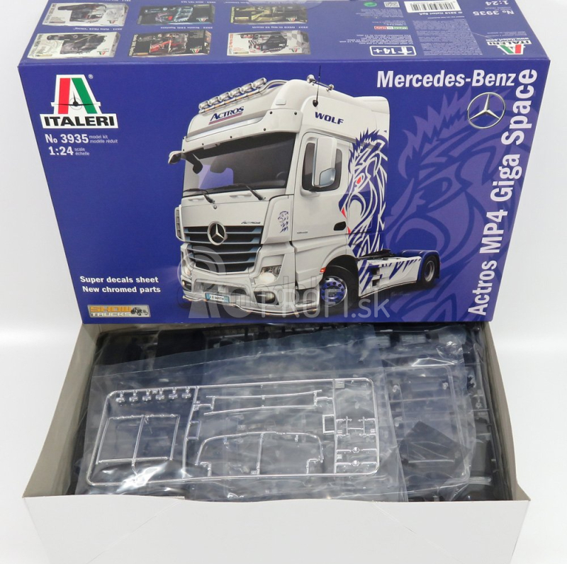 Italeri Mercedes Benz Actros Mp4 Giga Space Truck 2012 1:24 /