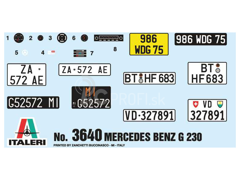Italeri Mercedes Benz G230 (1:24)