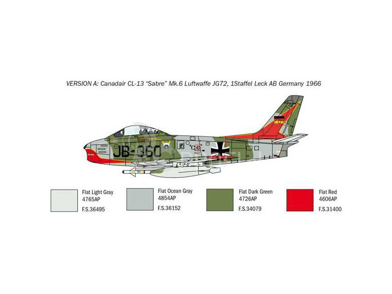 Italeri North American F-86E Sabre (1:48)