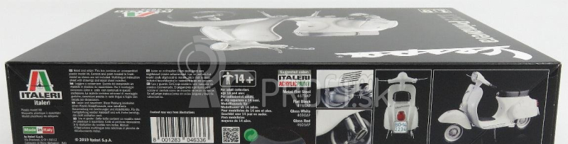 Italeri Piaggio Vespa 125 Primavera 1972 1:9 Biancospino White