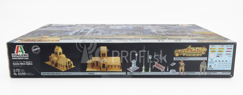 Italeri Príslušenstvo Vojnová bojová súprava Sainte - Mere - Eglise 1944 1:72 /