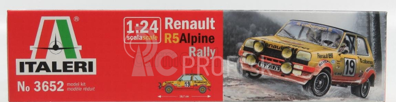 Italeri Renault 5 Alpine Turbo N 19 Rally Montecarlo 1978 J.ragnotti - J.m.andrie + 5 Alpine Turbo N 12 Rally Montecarlo 1978 F.delaval 1:24 /