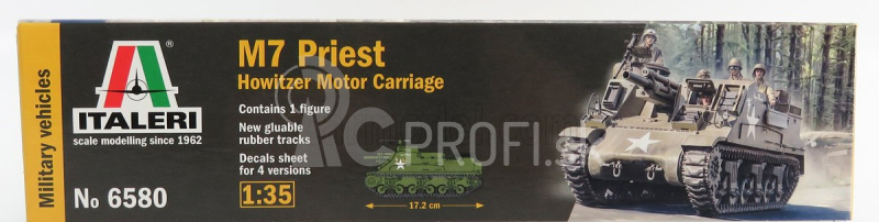 Italeri Royal Ordnance Tank M7 Priest Howitzer Motor Carriage Military 1943 1:35 /