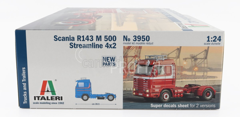 Italeri Scania 143m 500 4x2 Streamline ťahač 2-osý 1994 1:24 /