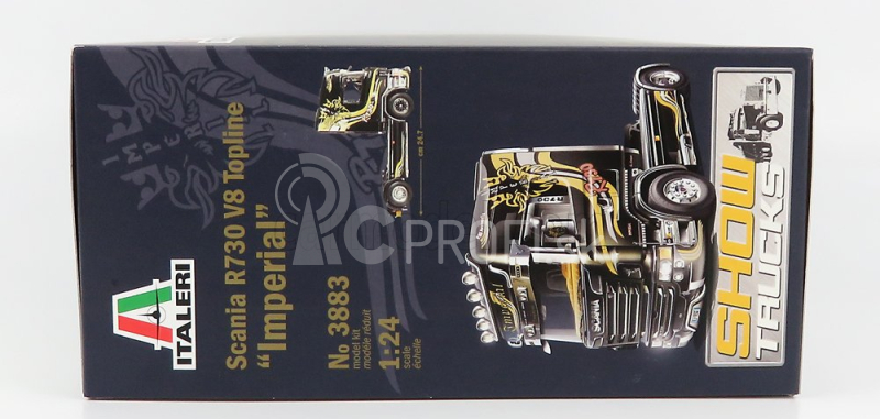 Italeri Scania R730 ťahač V8 Topline 2-assi 2011 1:24 /