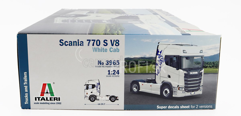 Italeri Scania S770 V8 ťahač 2-assi 2021 1:24 /