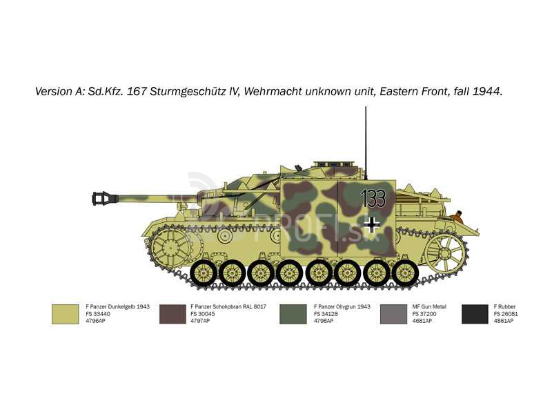 Italeri Sd. Kfz. 167 Sturmgeschütz IV (1:35)