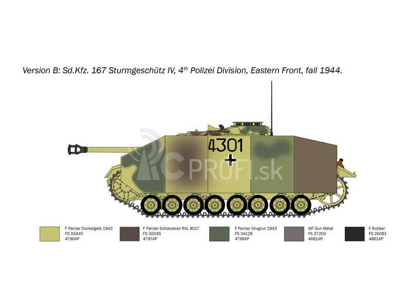 Italeri Sd. Kfz. 167 Sturmgeschütz IV (1:35)