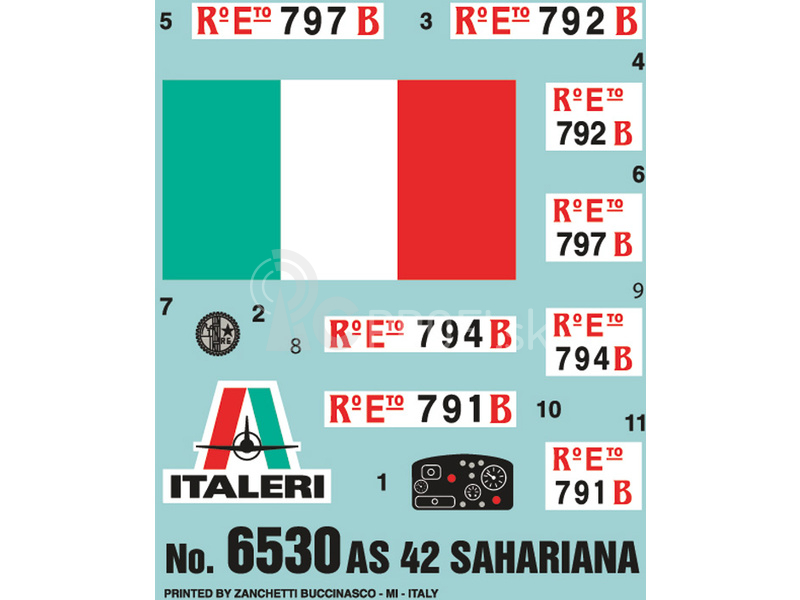 Italeri SPA-Viberti AS.42 Sahariana (1:35)