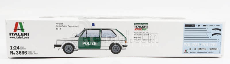 Italeri Volkswagen Golf I Polizei 1976 1:24 /