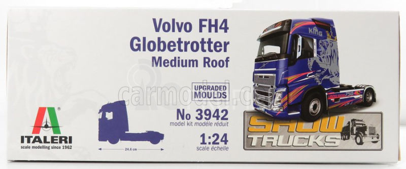 Italeri Volvo Fh4 500 ťahač 2-assi 2016 1:24 /