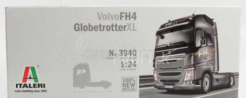 Italeri Volvo Fh4 750 Globetrotter Xl ťahač 2016 1:24 /