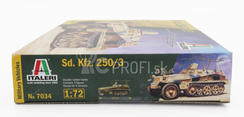 Italeri VTZ Tank Sd. Kfz. 250/3 Polopásový Cingolato Military 1942 1:72 /