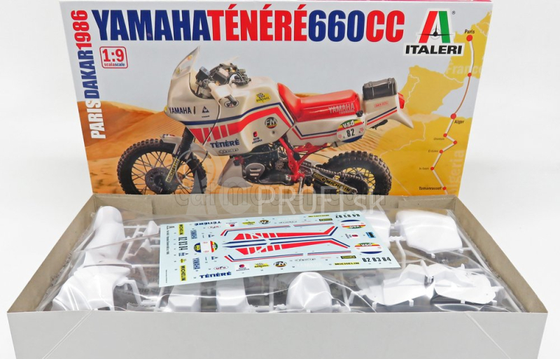 Italeri Yamaha Tenere 600cc N 0 Rally Paríž Dakar 1986 1:9 /