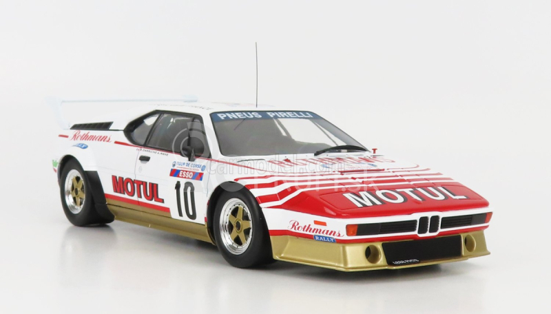 Ixo-models BMW M1 Motul N 10 Rally Tour De Corse 1982 B.darniche - A.mahe 1:18 Biela červená