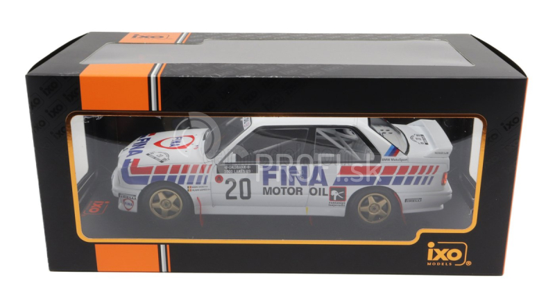 Ixo-models BMW radu 3 M3 (e30) Team BMW Fina N 20 Rally 1000 Lakes 1989 M.duez - A.lopes 1:18 Biela Červená Modrá