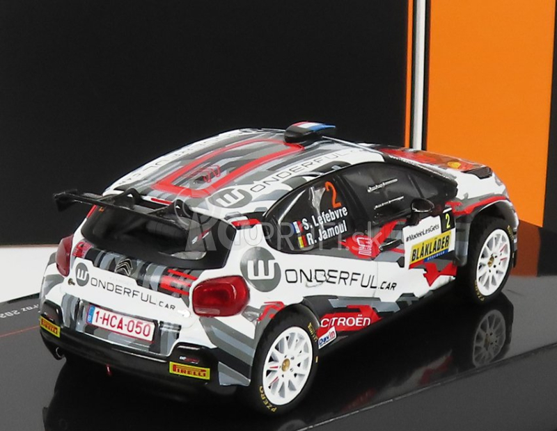 Ixo-models Citroen C3 Rally2 N 2 Winner Rally Condroz 2021 S.lefebvre - R.jamoul 1:43 Biela Červená Sivá