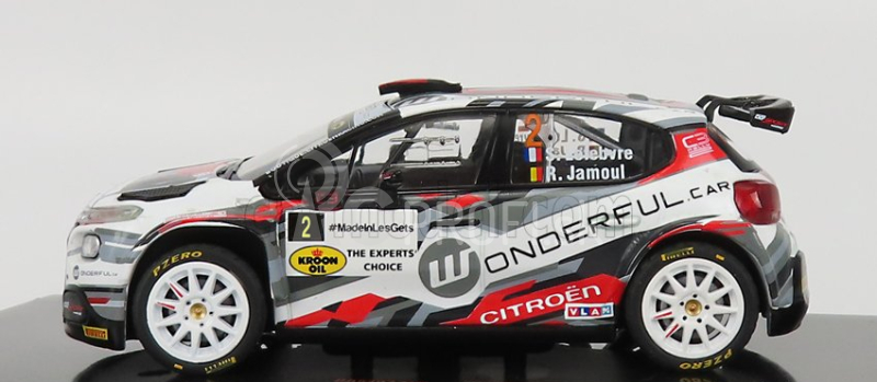 Ixo-models Citroen C3 Rally2 N 2 Winner Rally Condroz 2021 S.lefebvre - R.jamoul 1:43 Biela Červená Sivá