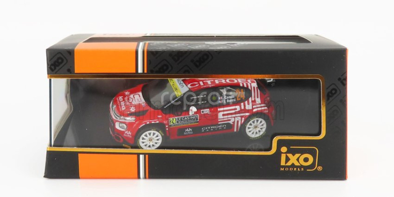 Ixo-models Citroen C3 Rally2 N 24 Rally Montecarlo 2021 E.camilli - F.x.buresi 1:43 Červená