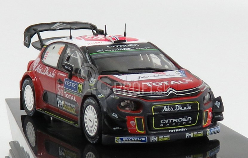 Ixo-models Citroen C3 Wrc Abu Dhabi N 10 Rally Finland 2018 M.ostberg - T.eriksen 1:43 Red Grey