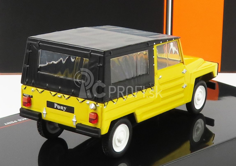 Ixo-models Citroen Namco Pony Cabriolet Uzavretý 1975 1:43 Žltá čierna