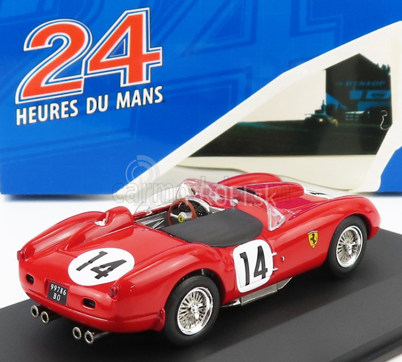 Ixo-models Ferrari 250 Tr Testarossa 3.0l V12 Team Scuderia Ferrari N 14 Winner 24h Le Mans 1958 O.gendebien - P.hill 1:43 Red