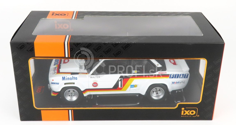 Ixo-models Fiat 131 Abarth N 1 Rally Hunsruck 1979 W.rohrl - C.geistdoerfer 1:18 Biela