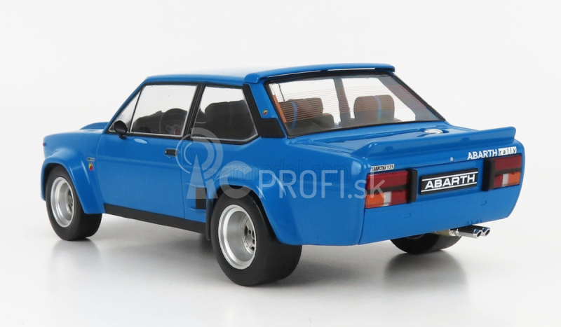 Ixo-models Fiat 131 Abarth (nočná verzia) Base Rally 1980 1:18 Modrá