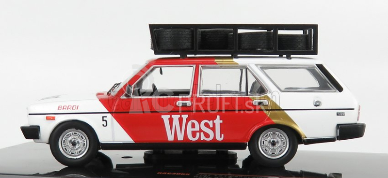 Ixo-models Fiat 131 Panorama Assistance Rally Team West 1979 1:43 Biela červená