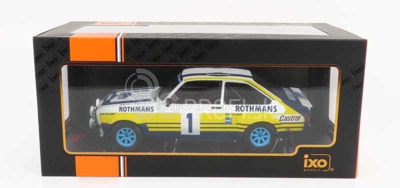 Ixo-models Ford england Escort Rs 1800 Mkii Team Rothmans N 1 Winner Rally Acropolis 1979 B.waldegard - H.thorszelius 1:18 Biela Žltá Modrá