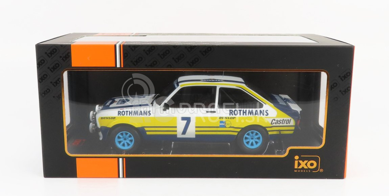 Ixo-models Ford england Escort Rs Mkii Team Rothmans N 7 Rally Acropolis 1979 R.clark - J.porter 1:18 Biela Žltá Modrá