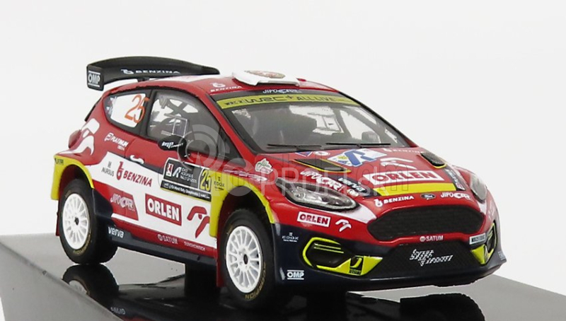 Ixo-models Ford england Fiesta R5 Mkii N 25 Rally Acropolis 2021 M.prokop - M.ernst 1:43 Červená Biela Modrá